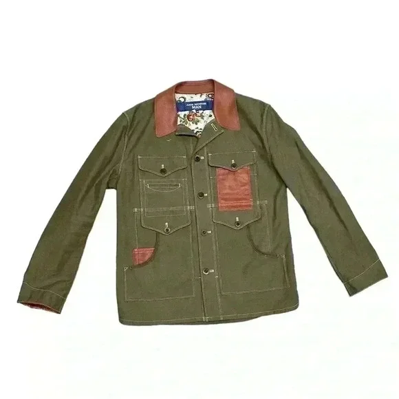 JUNYA WATANABE MAN  Jacket With Leather Trim - Picture 2 of 12